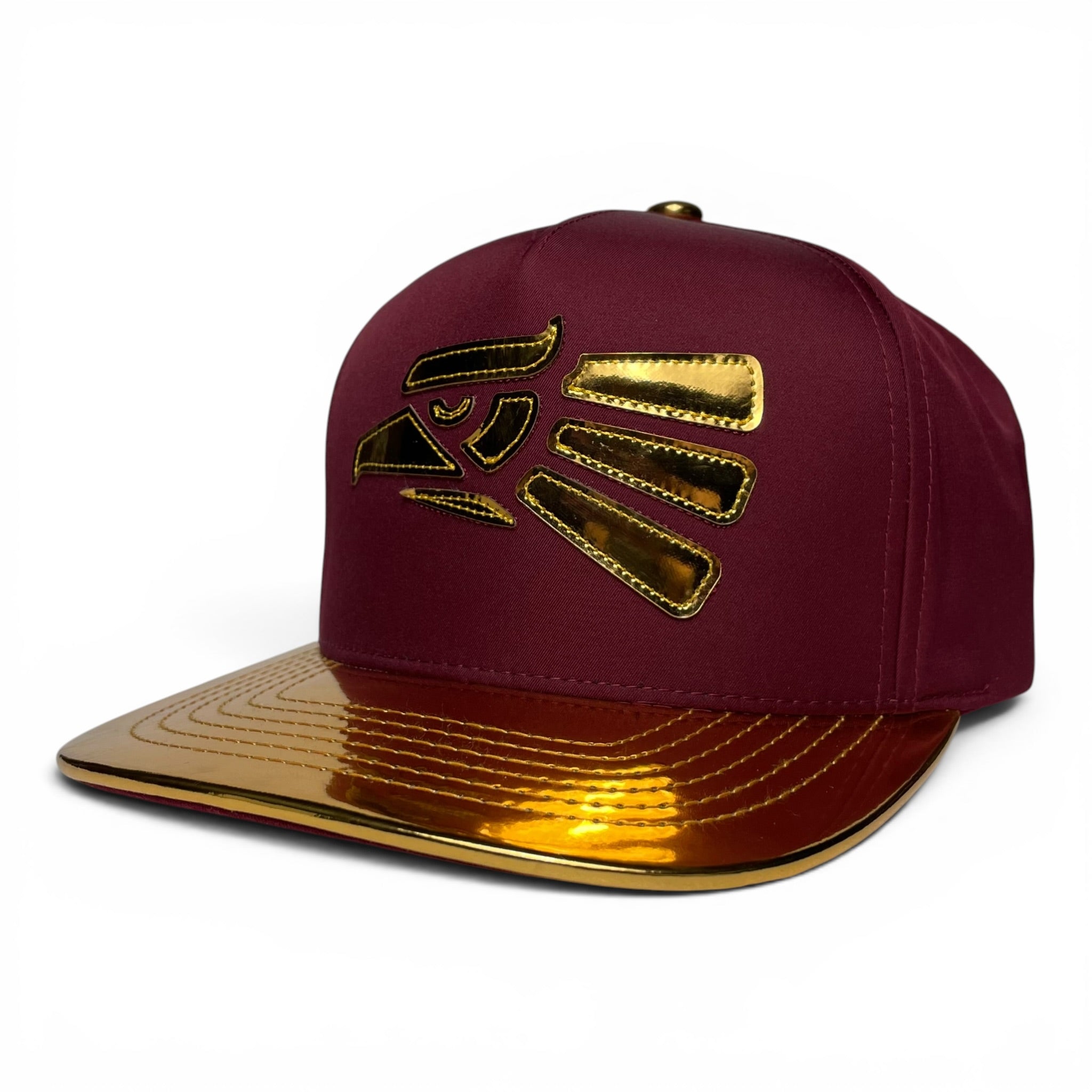 Hecho en Mexico Eagle Gold Snapback Baseball Cap Hat