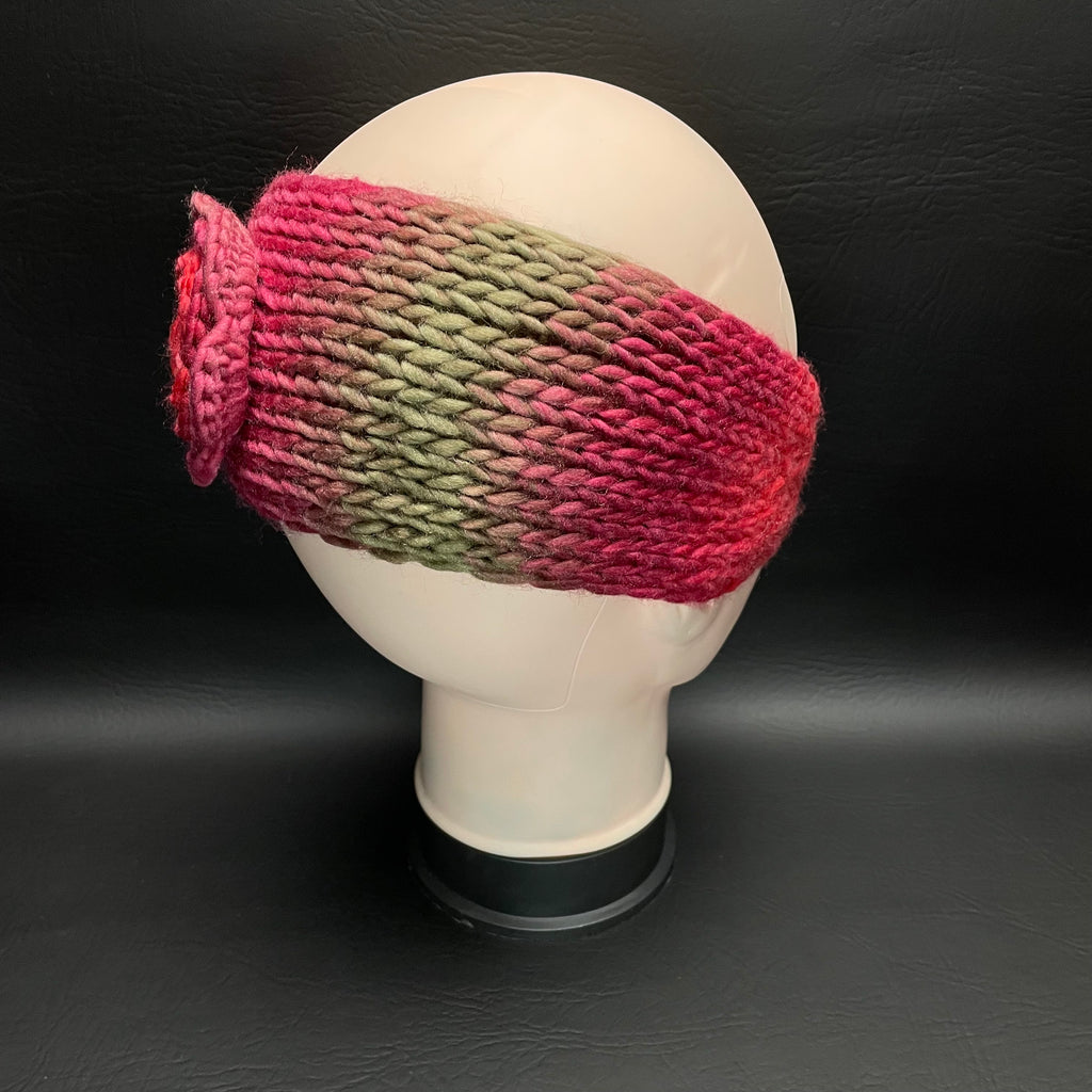 Set of 2 Women's Multicolor Knitted Winter Headband