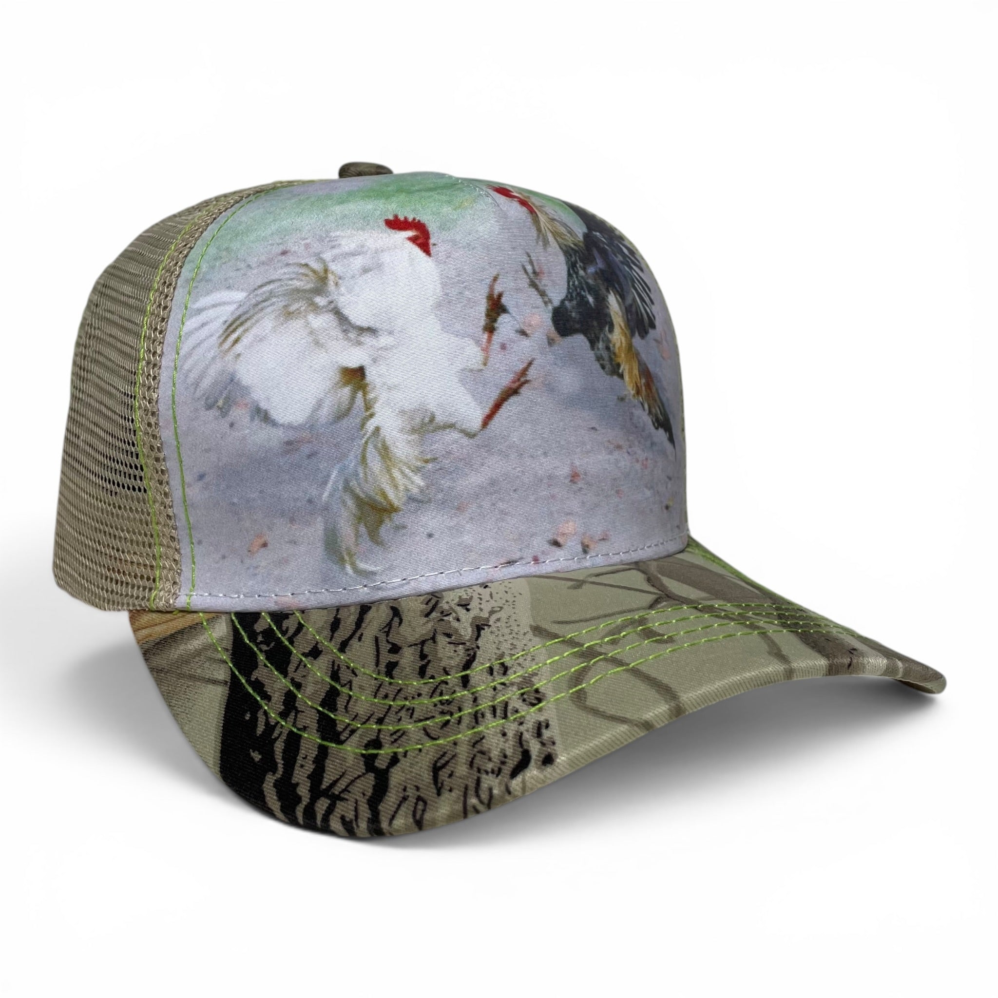 Gorra Rooster Cock Gallos de Pelea, Adjustable, Visera Curvada