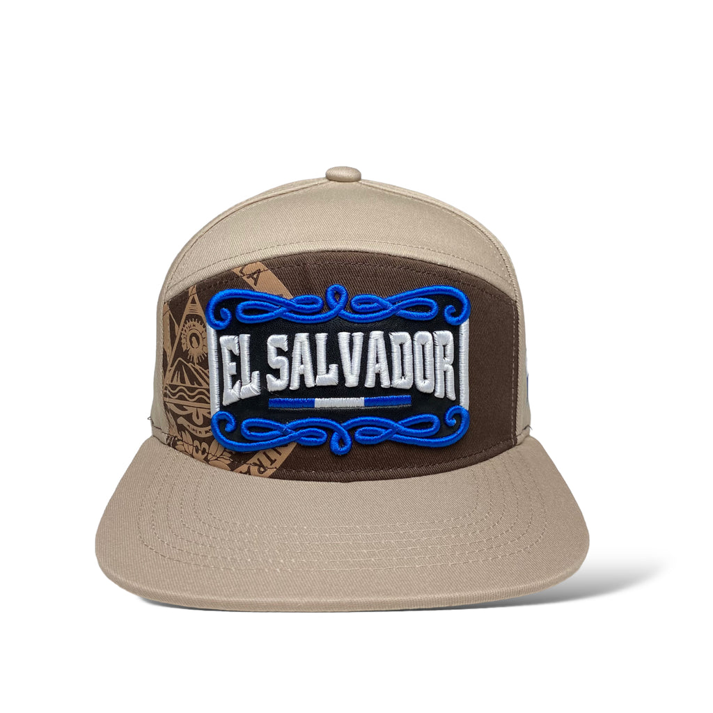 El Salvador 3D Embroidered Snapback Baseball Cap