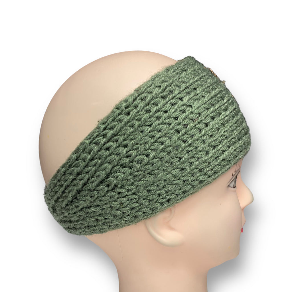 Women's Winter Knit Wool Headband – Ear Warmer Turban Hat