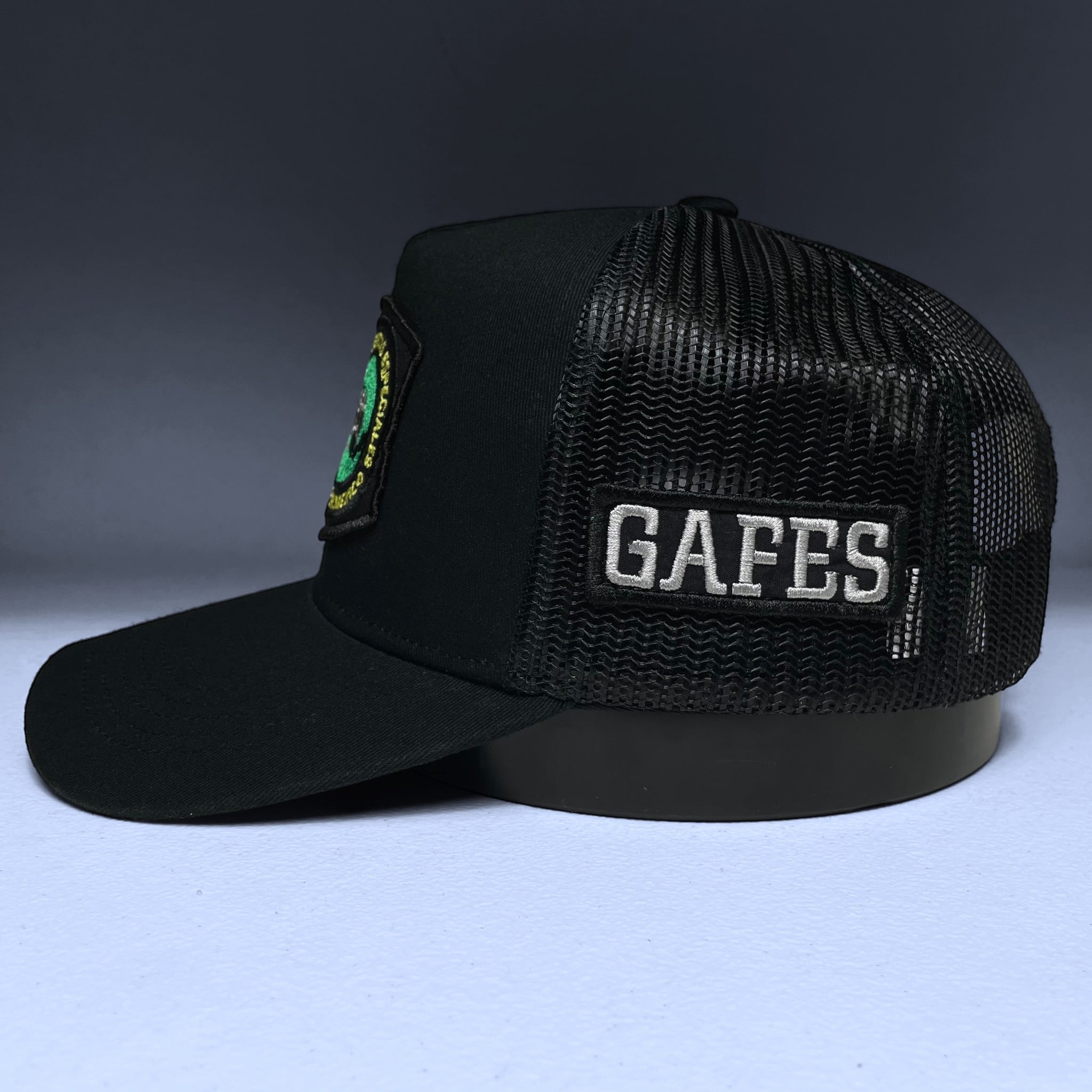 GAFES Mexico Fuerzas Especiales Camo Snapback Hat with PU Leather Brim