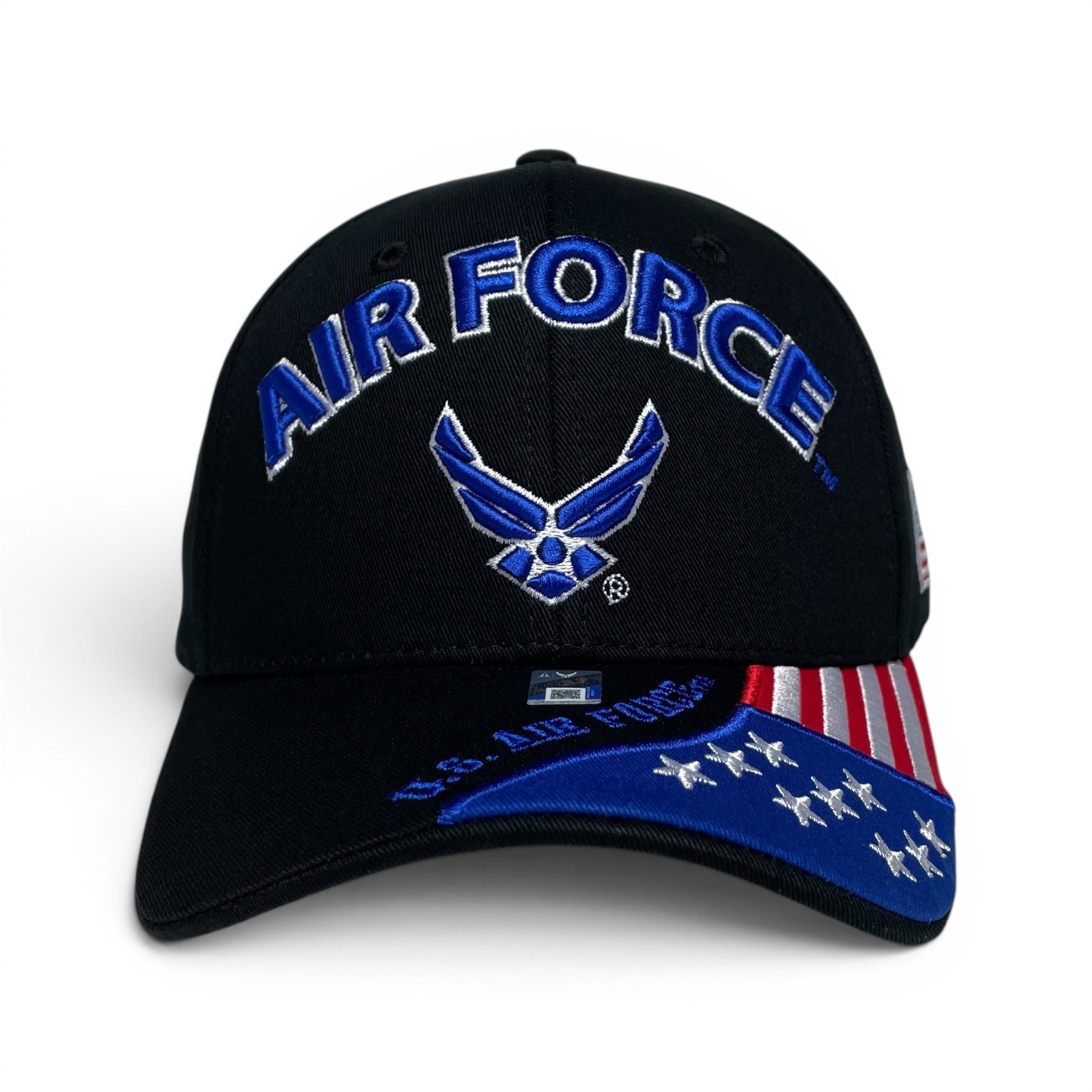 U.S. Air Force Embroidered Baseball Cap – Official Licensed Military Hat Black