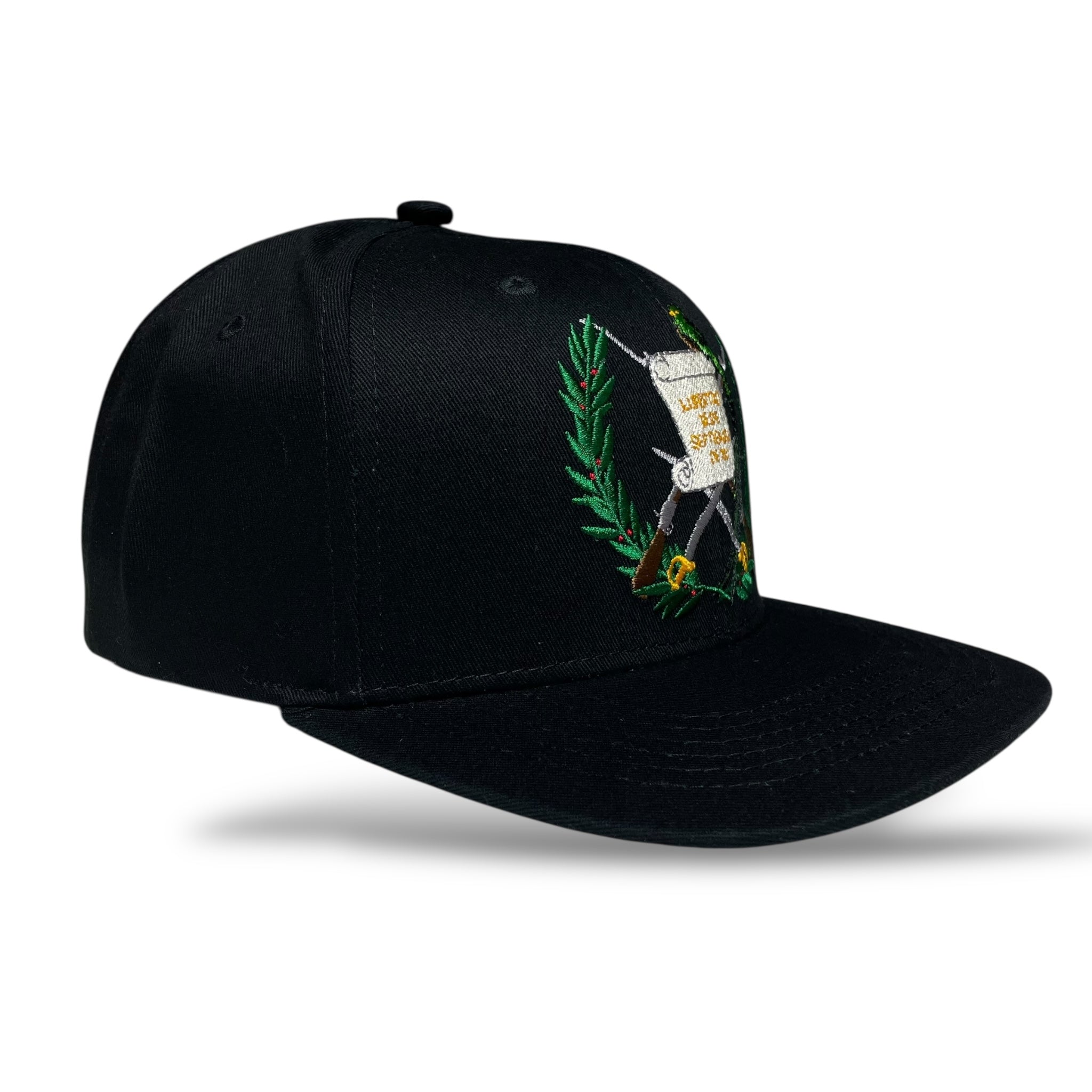 Guatemala Flag Embroidered Snapback Cap Flag Under Visor Adjustable