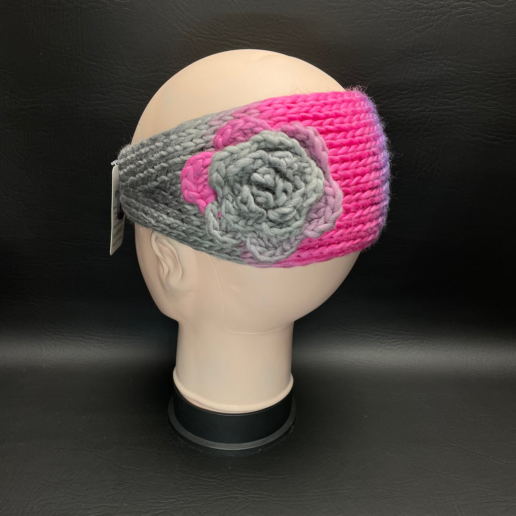 Set of 2 Women's Multicolor Knitted Winter Headband