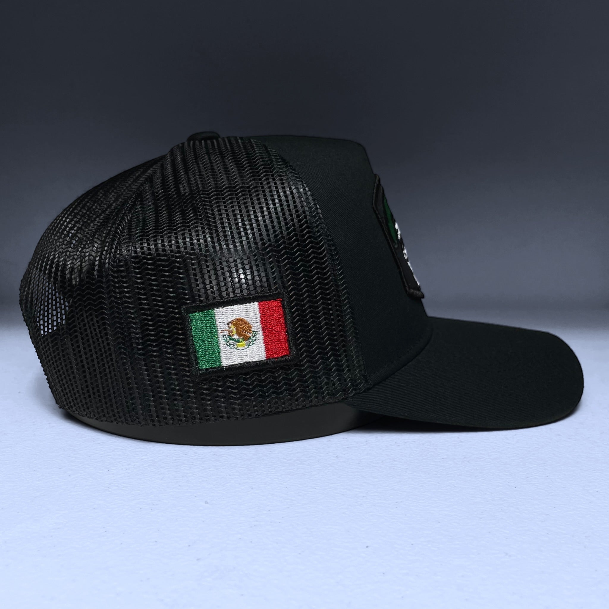 GAFES Mexico Fuerzas Especiales Camo Snapback Hat with PU Leather Brim