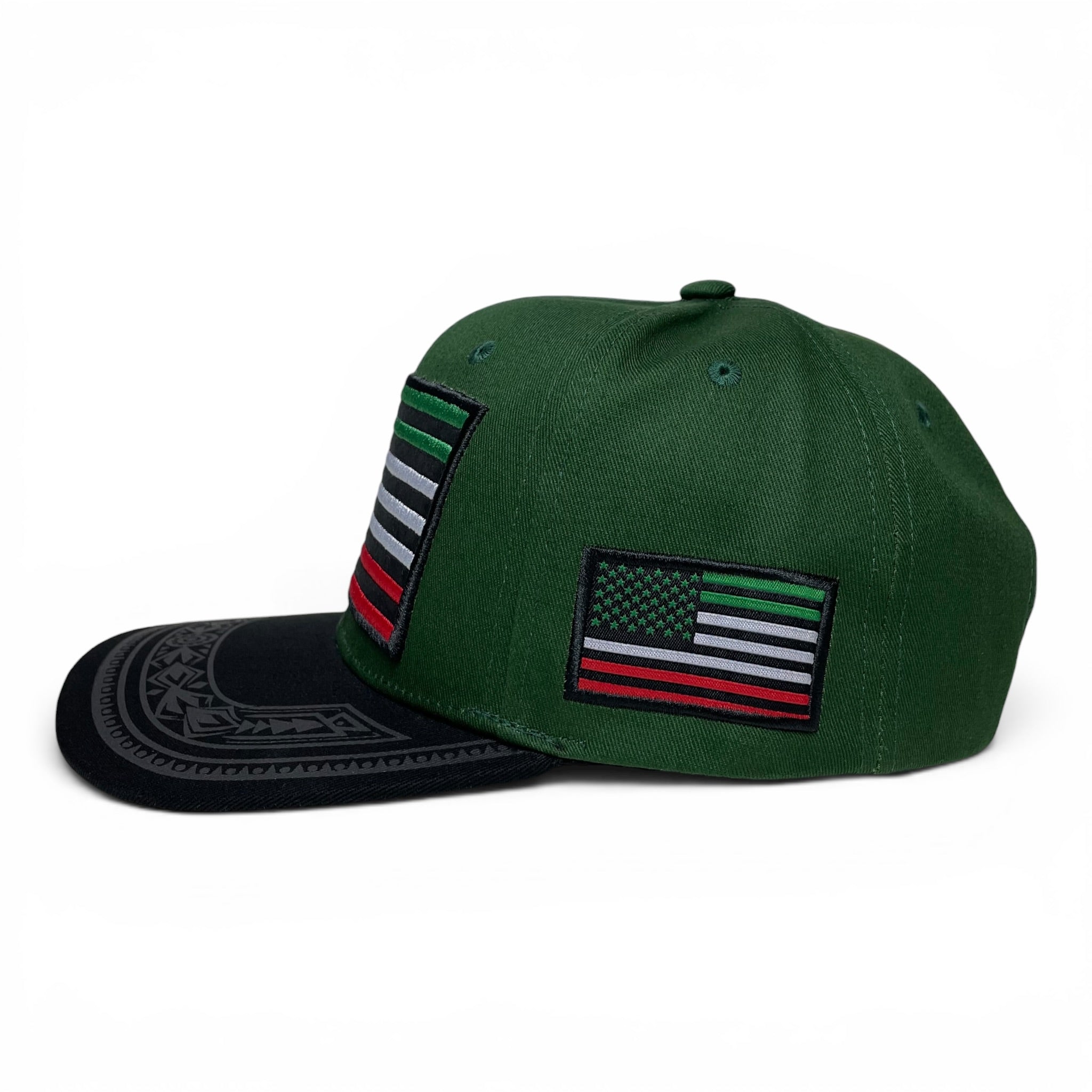 Mexican American Embroidered Flag - Mexico Baseball Snapback Caps