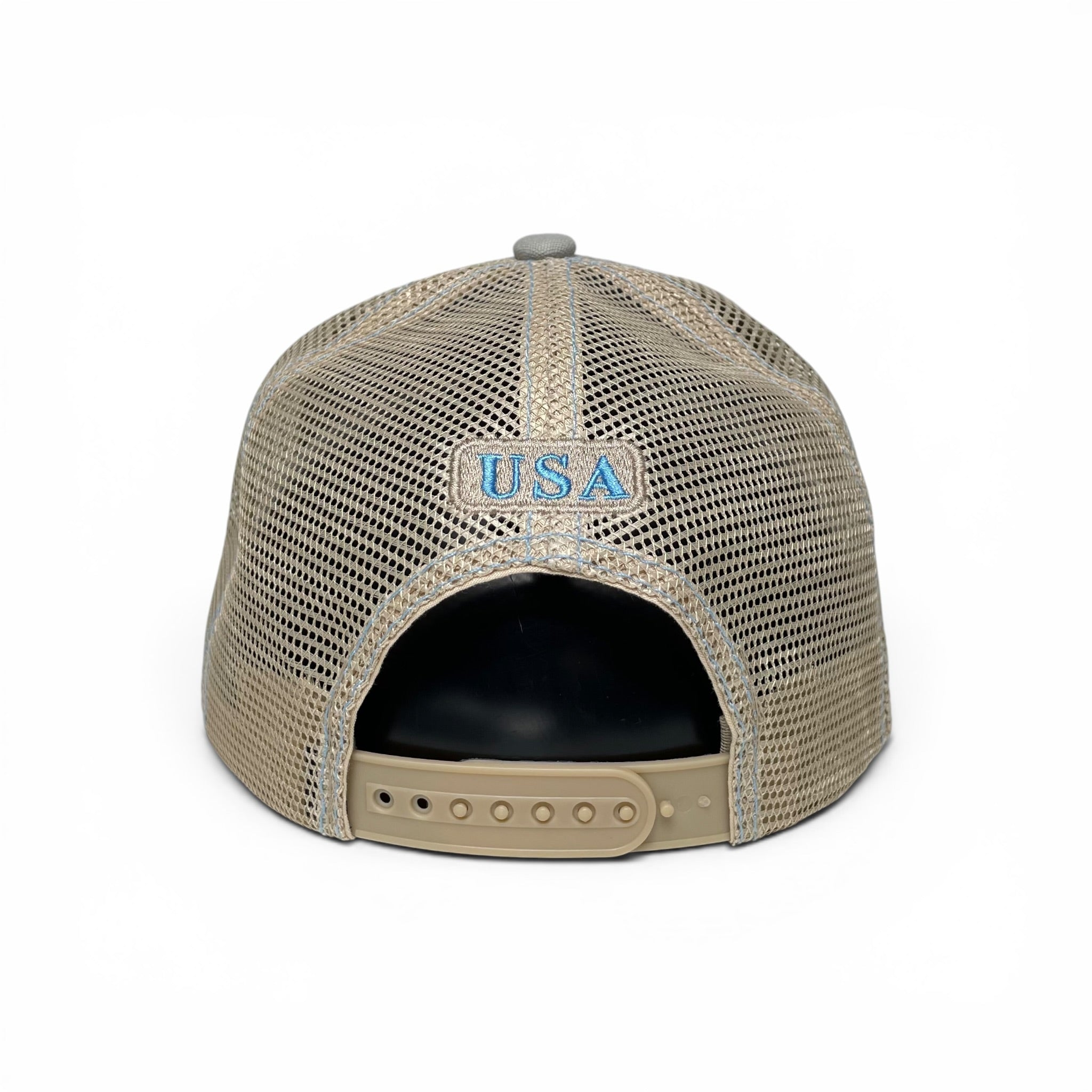 American USA Flag Baseball Snapback Cap – Blue, curved brim, Unisex