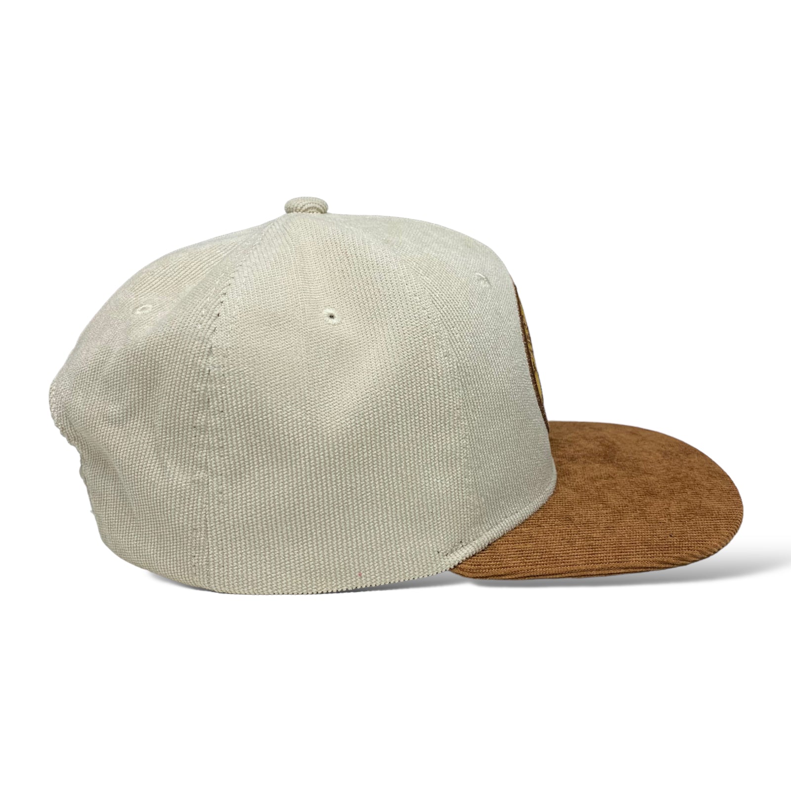 USA Flag Eagle Embroidered Snapback Cap, Corduroy, Flat Brim