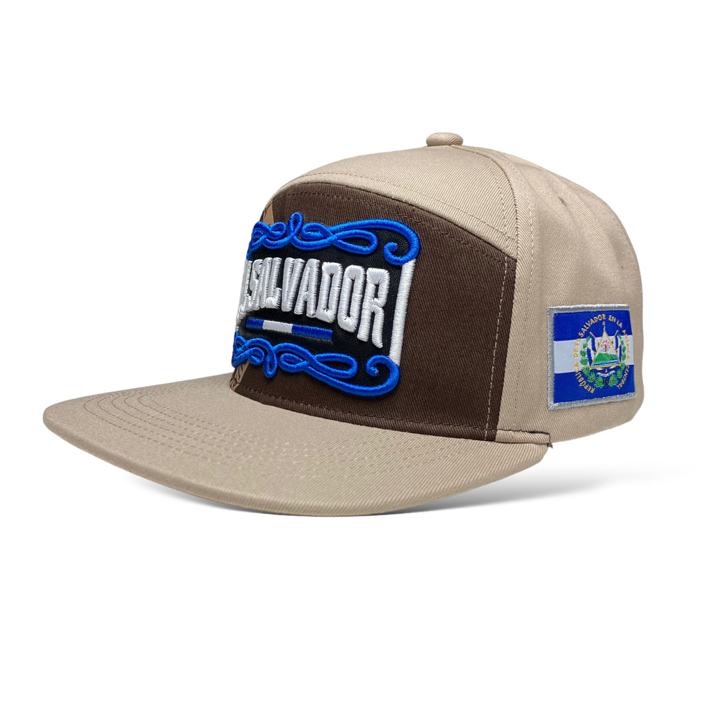 El Salvador 3D Embroidered Snapback Baseball Cap