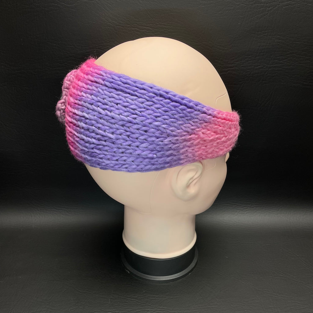 Set of 2 Women's Multicolor Knitted Winter Headband