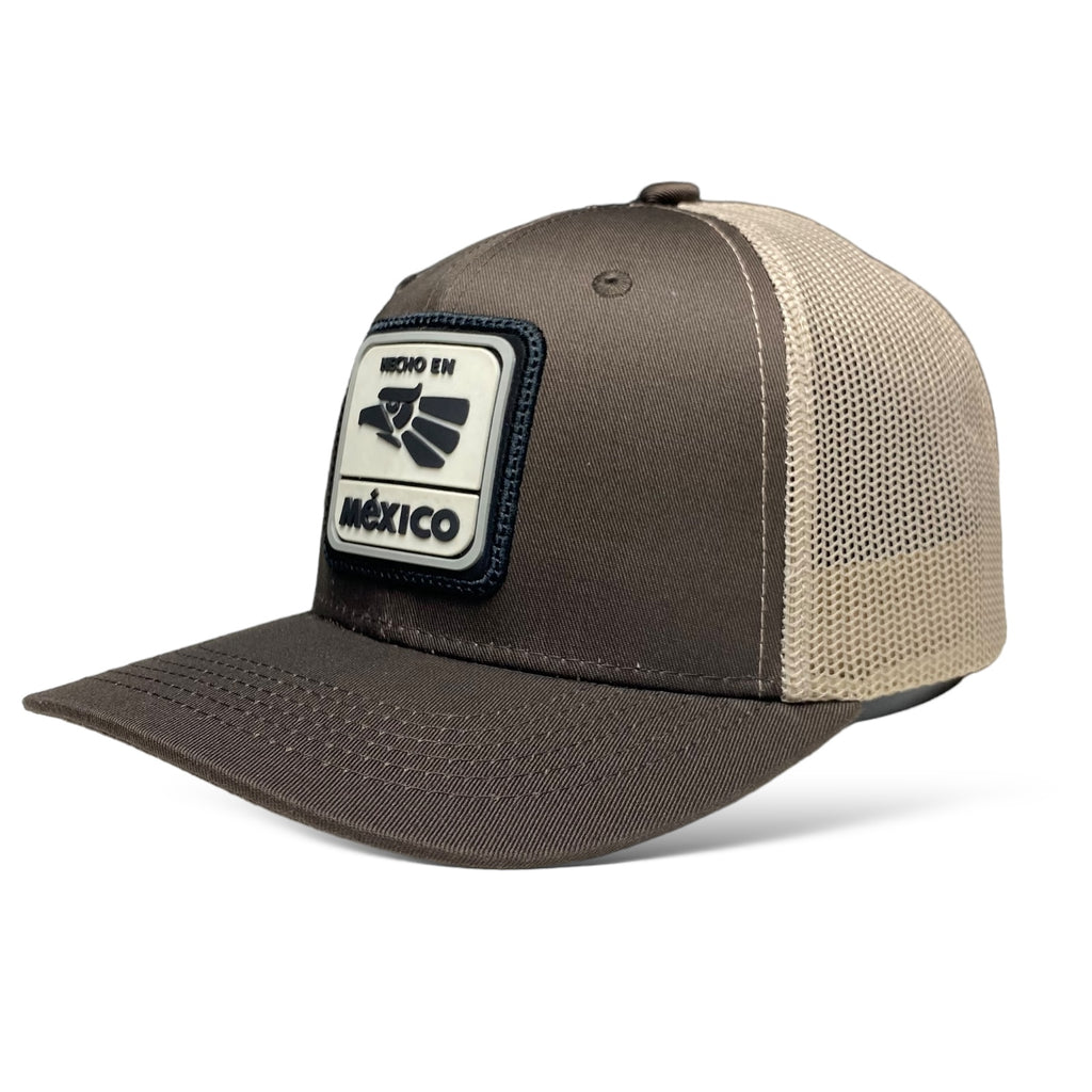 Trucker Cap with 3D PVC Rubber 'Hecho en México' Patch | Wholesale Mesh Snapback Hat