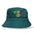 Mexico Flag Embroidered Bucket Hat - Sun Protection, Hiking, Fishing, Beach Hat