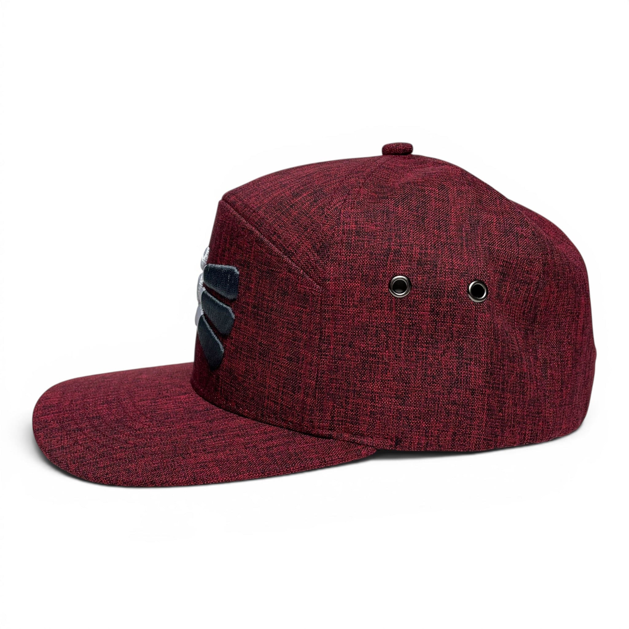 Hecho en Mexico Eagle Snapback Camper Cap, 3D Embroidery, Flat Brim