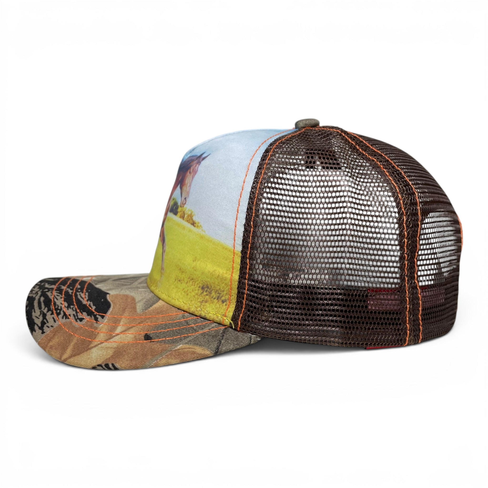 Gorra Vaquera Caballo Bronco Galopando, Adjustable, Estilo Ranchero