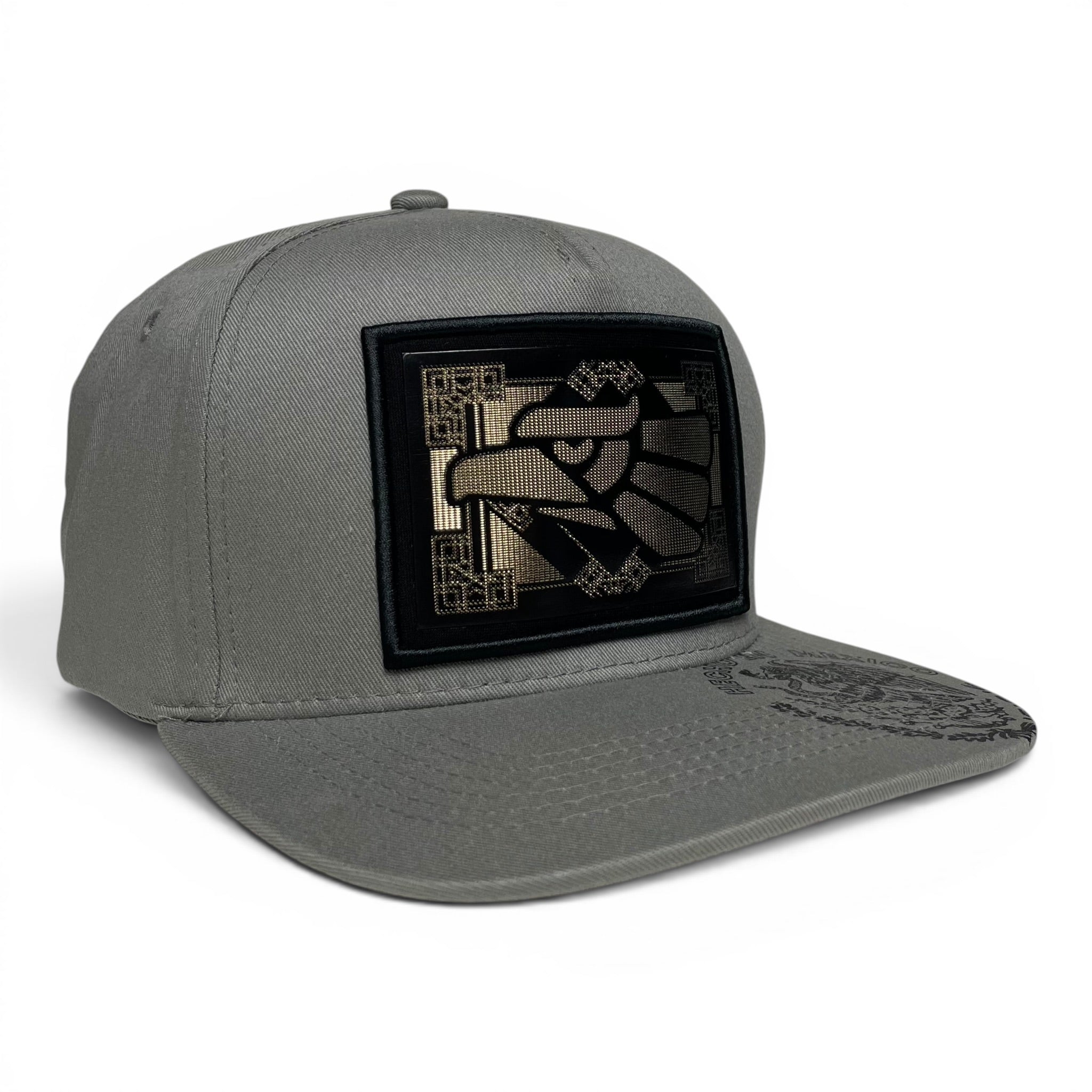 Hecho en Mexico Golden Mexican Eagle Rubber Patch Snapback Cap