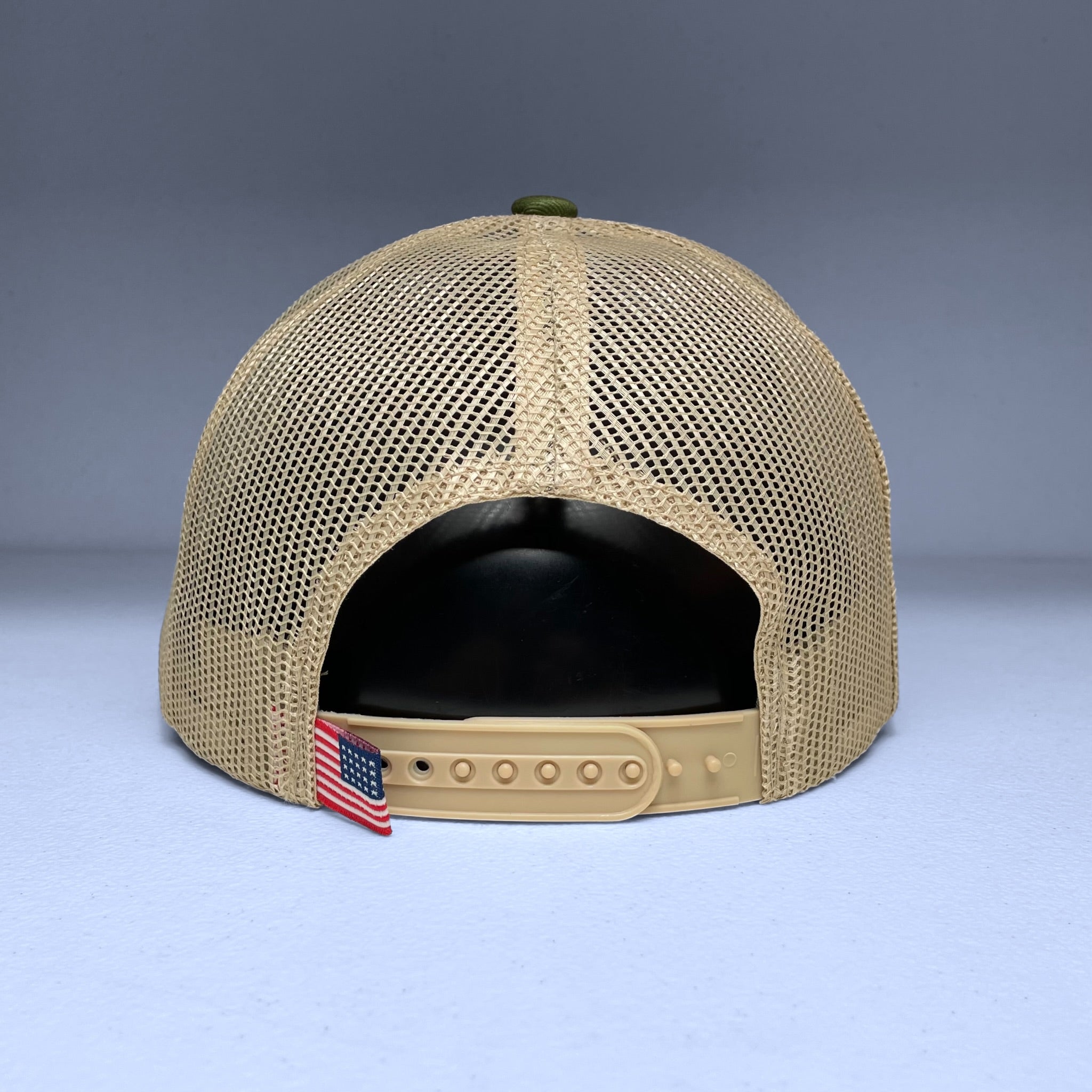 American USA Embroidered Flag Snapback Trucker Hat