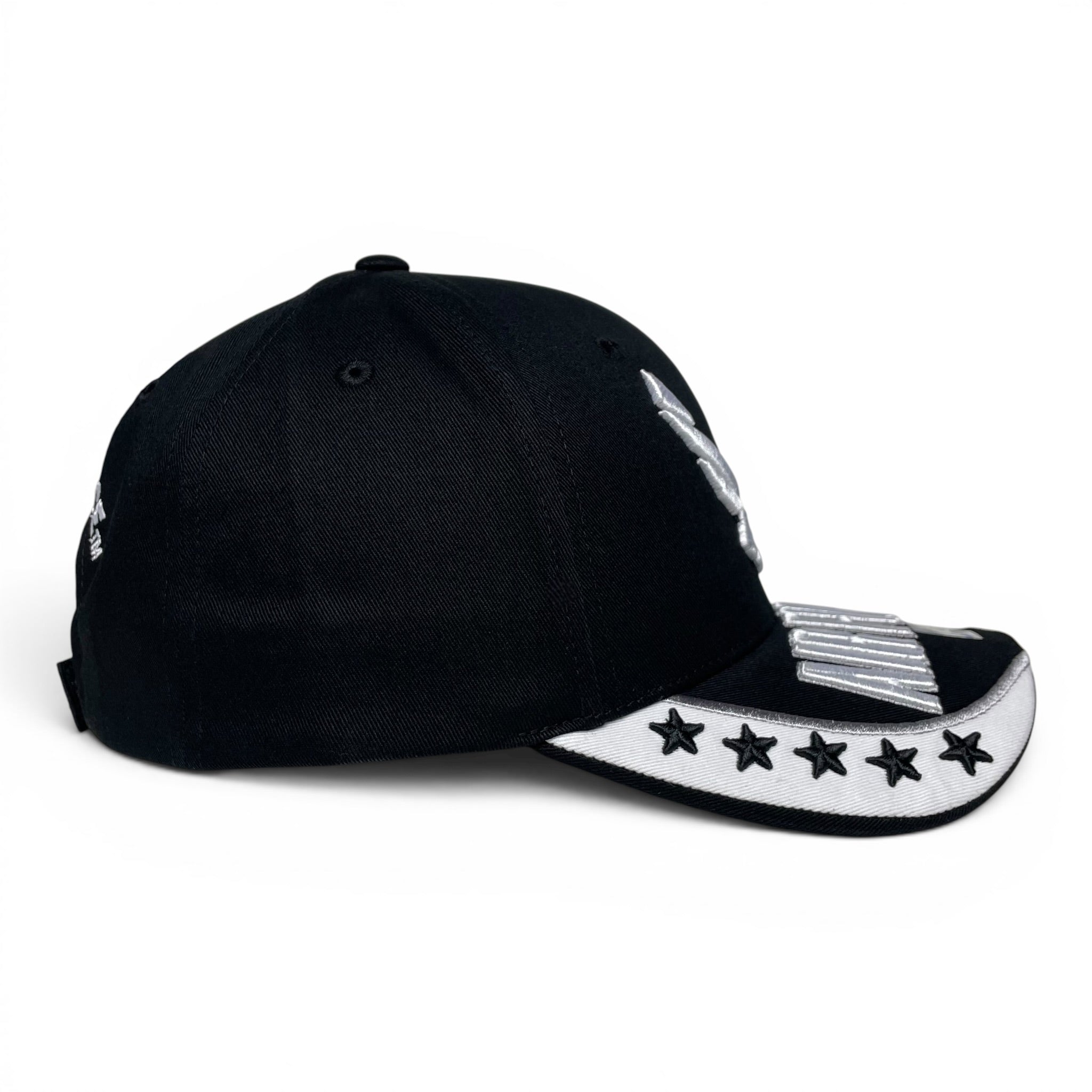 U.S. Air Force 3D Embroidered Baseball Cap Official Licensed Military Hat Black