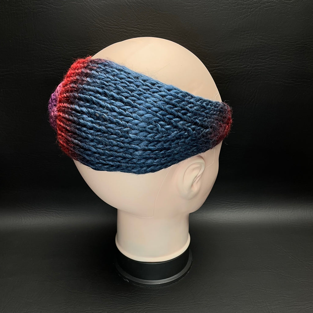 Set of 2 Women's Multicolor Knitted Winter Headband