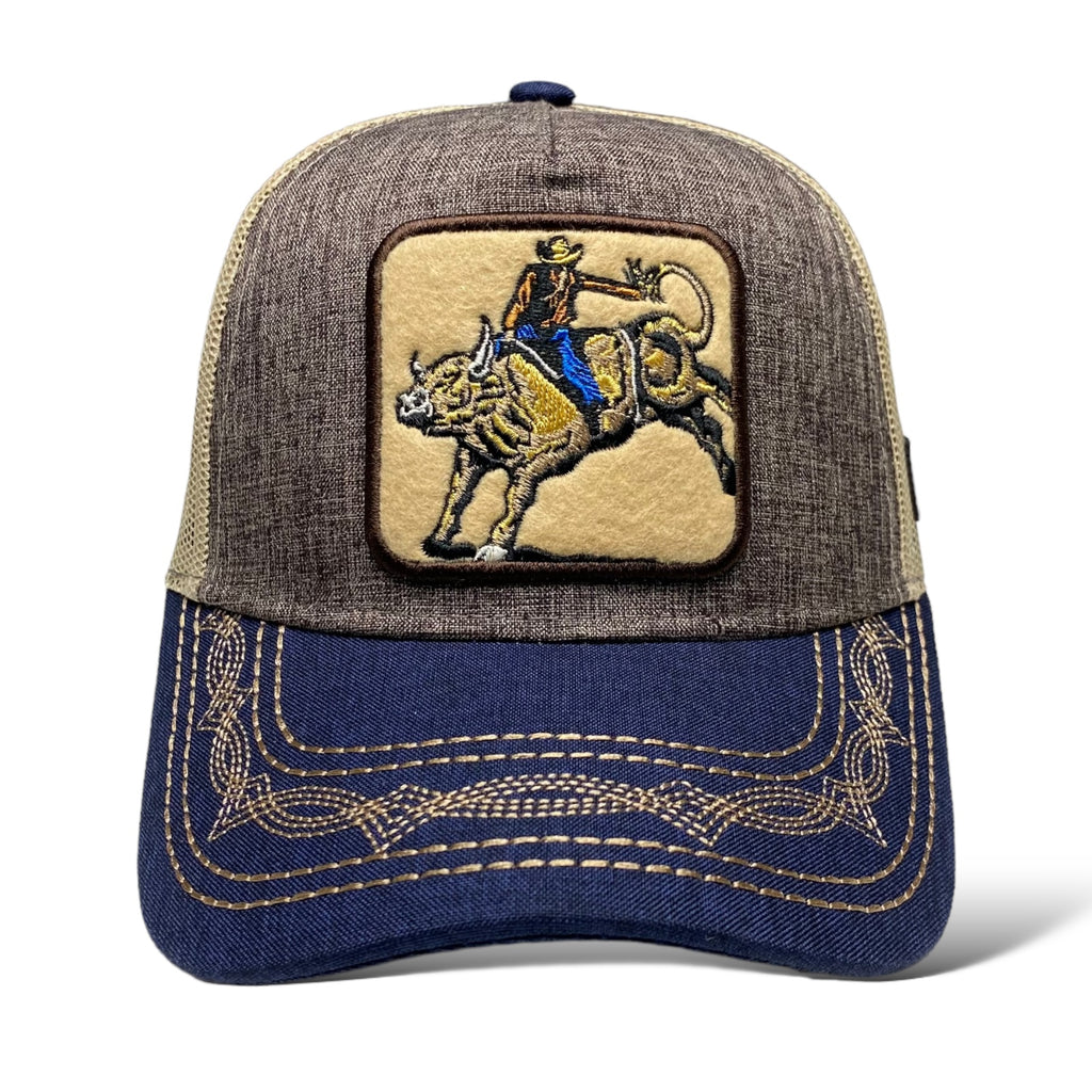 Rodeo Cowboy Hat Bull Rider | Wholesale Embroidered Bull Rider Design