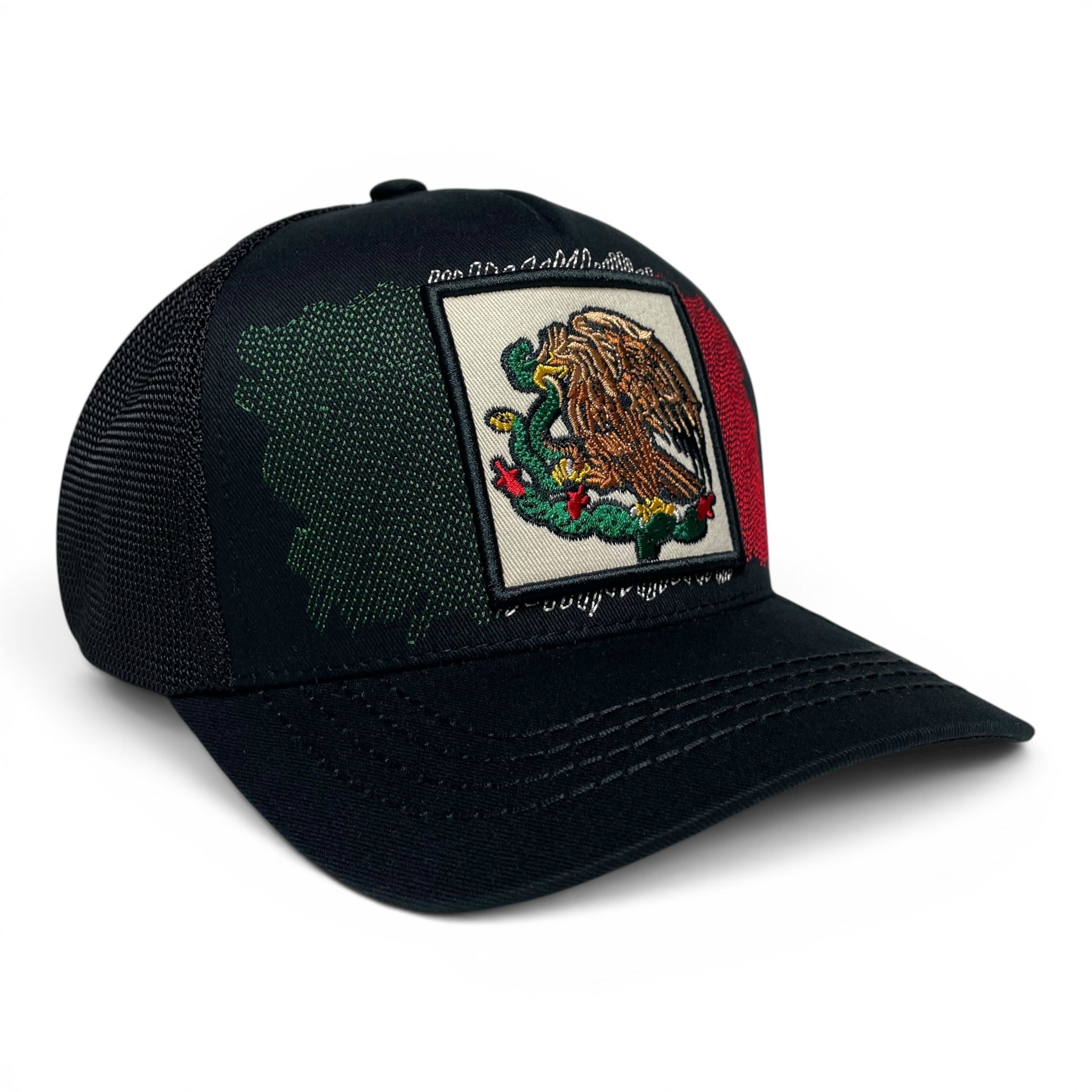 Mexico Eagle Chingon Embroidered Snapback Baseball Cap, Curved Brim