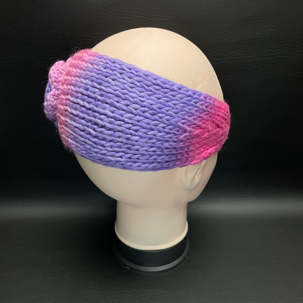 Set of 2 Women's Multicolor Knitted Winter Headband