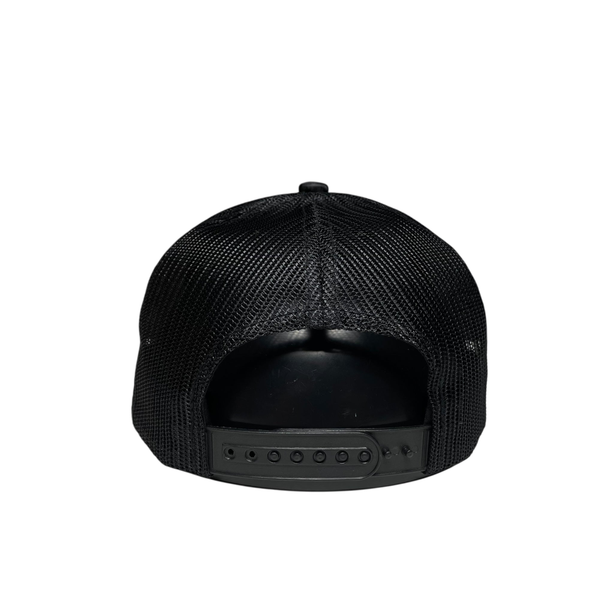 Blank Camo Trucker Hat with Mexico Flag Under Visor