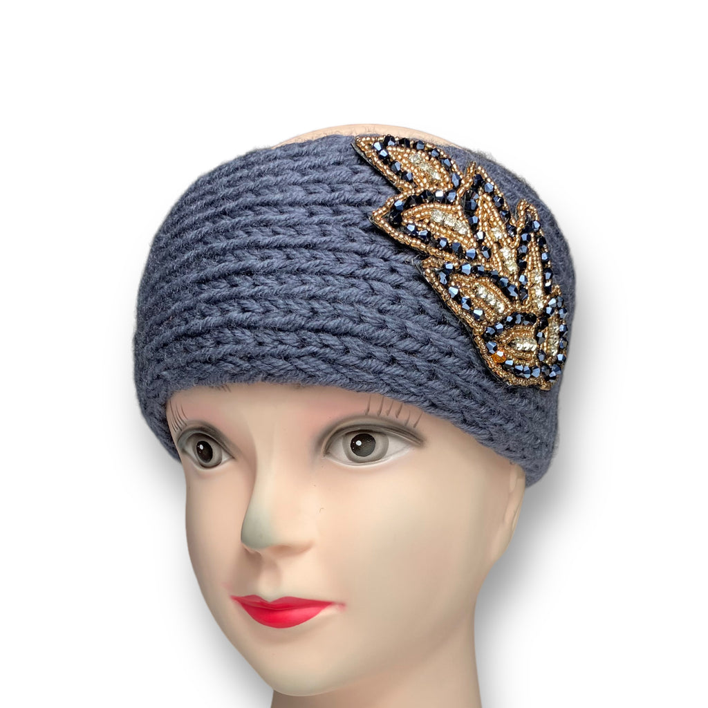 Women's Winter Knit Wool Headband – Ear Warmer Turban Hat