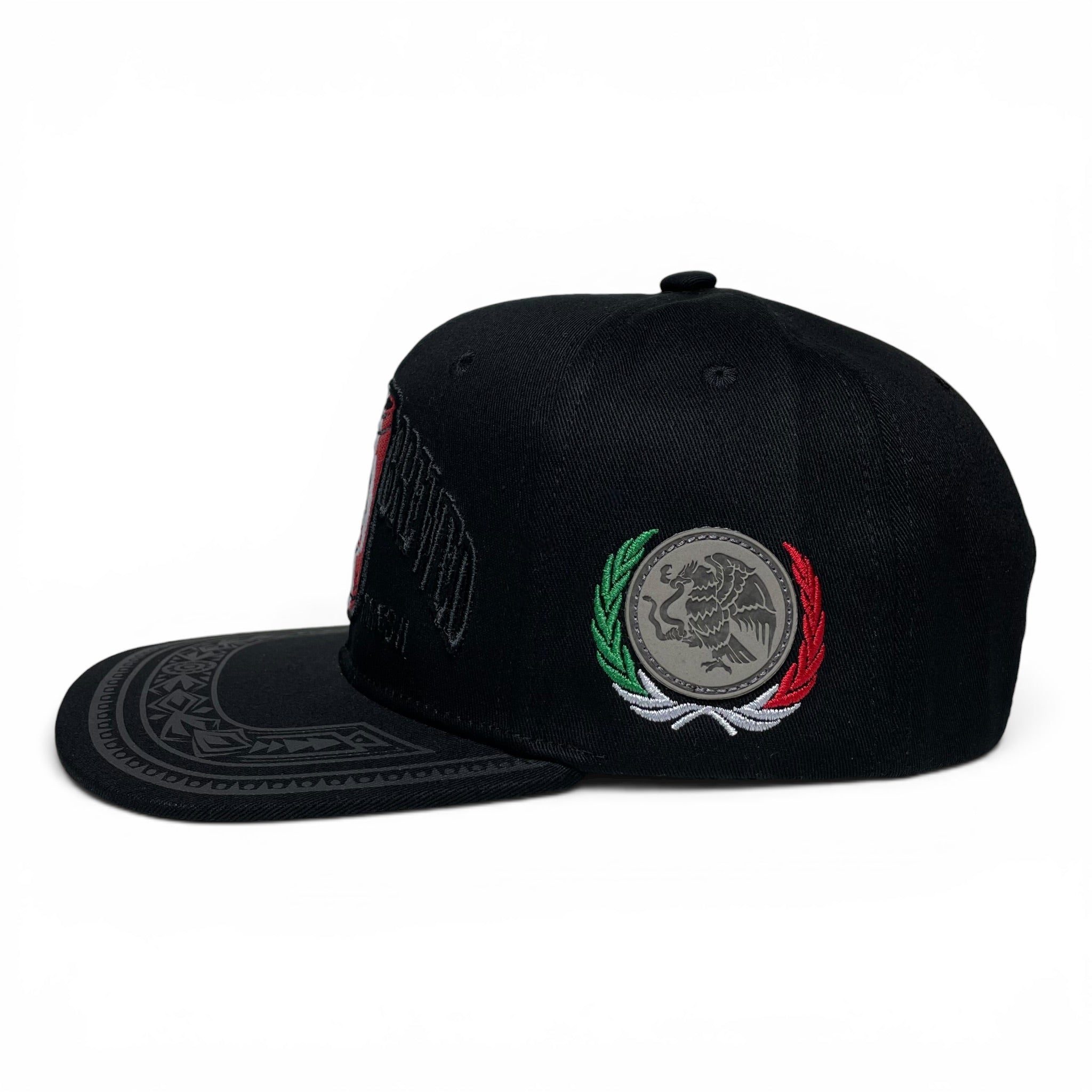 Mexican Beer Eagle 3D Embroidered Snapback Baseball Cap Flat Brim Hat
