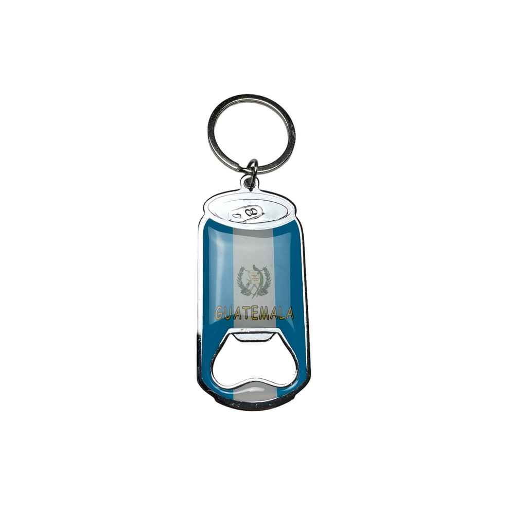 3 Guatemala Flag Keychain, Opener | Bandera de Guatemala Llavero