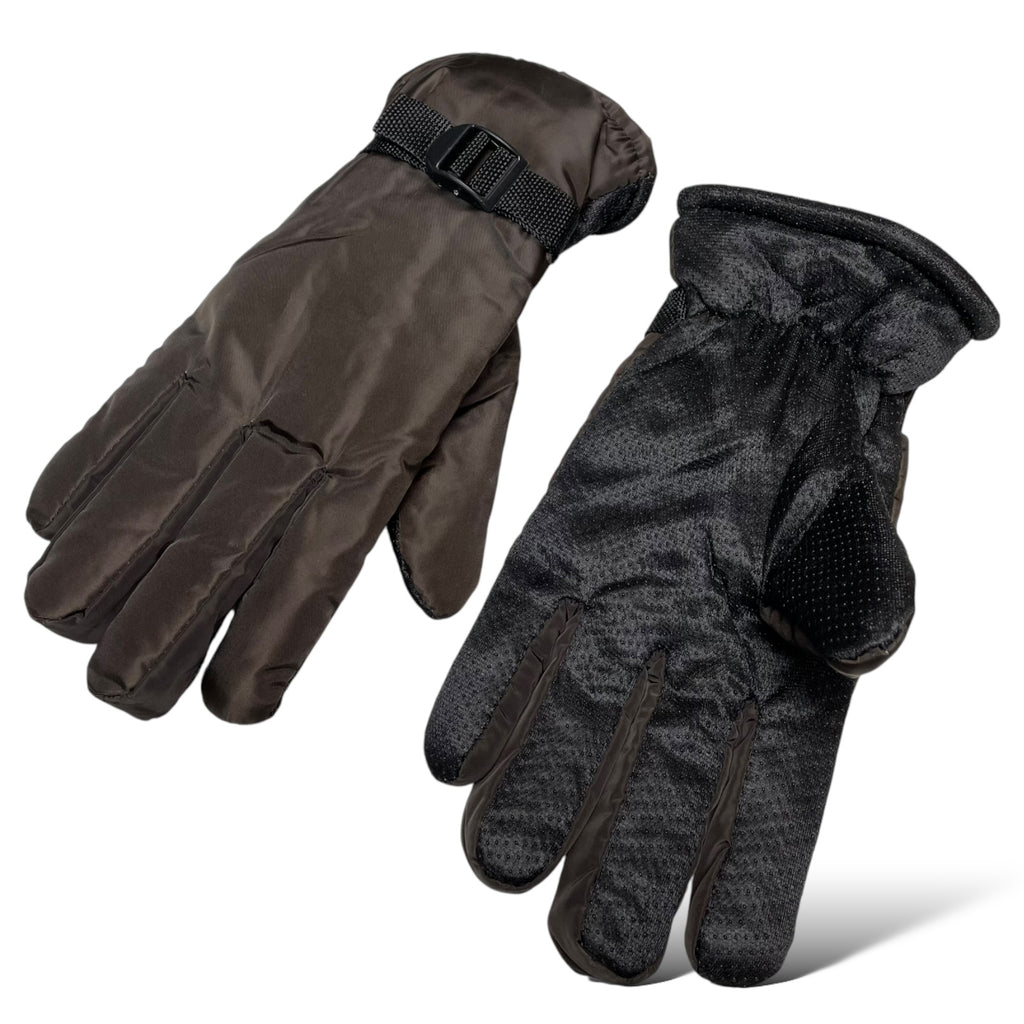 Men’s Winter Gloves - One Size Fits Most, Warm Fleece Lining, Anti-Slip Design