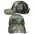 Camouflage Trucker Hat with USA Flag Embroidery - Tree and Leaf Pattern Cap