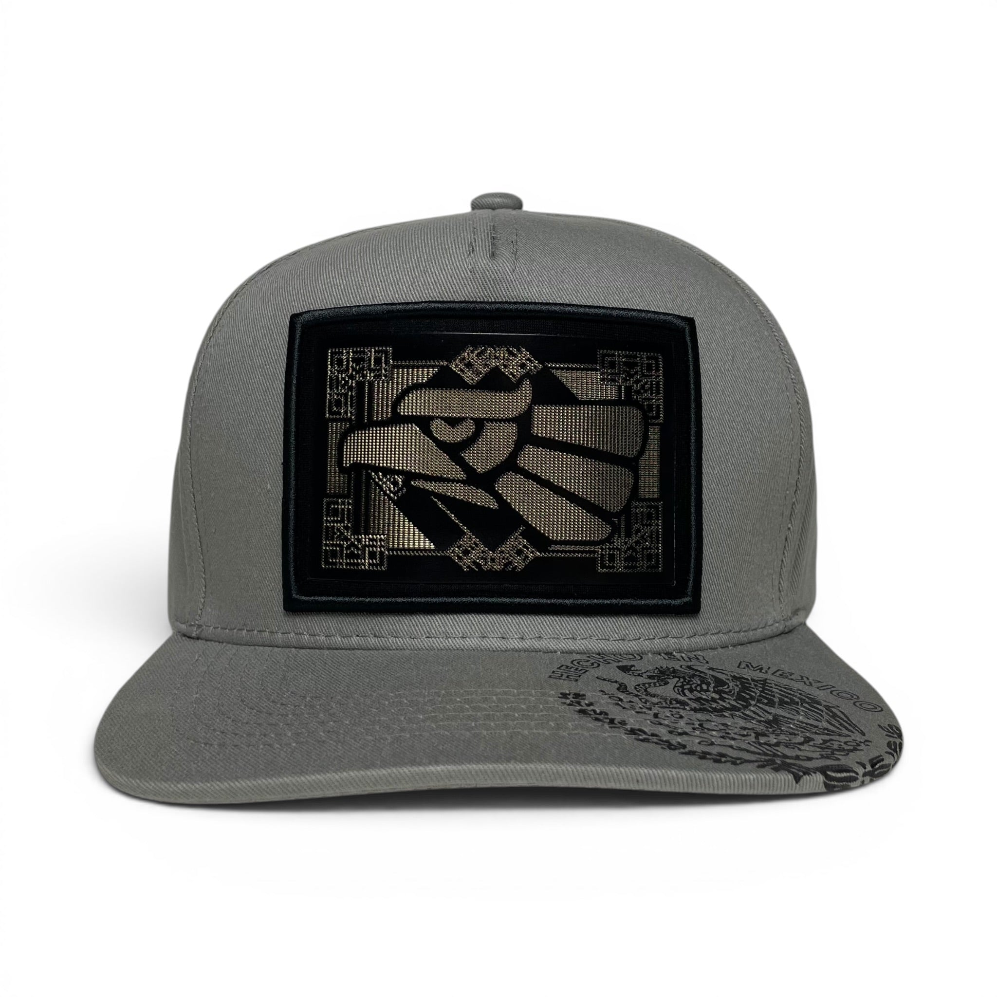 Hecho en Mexico Golden Mexican Eagle Rubber Patch Snapback Cap