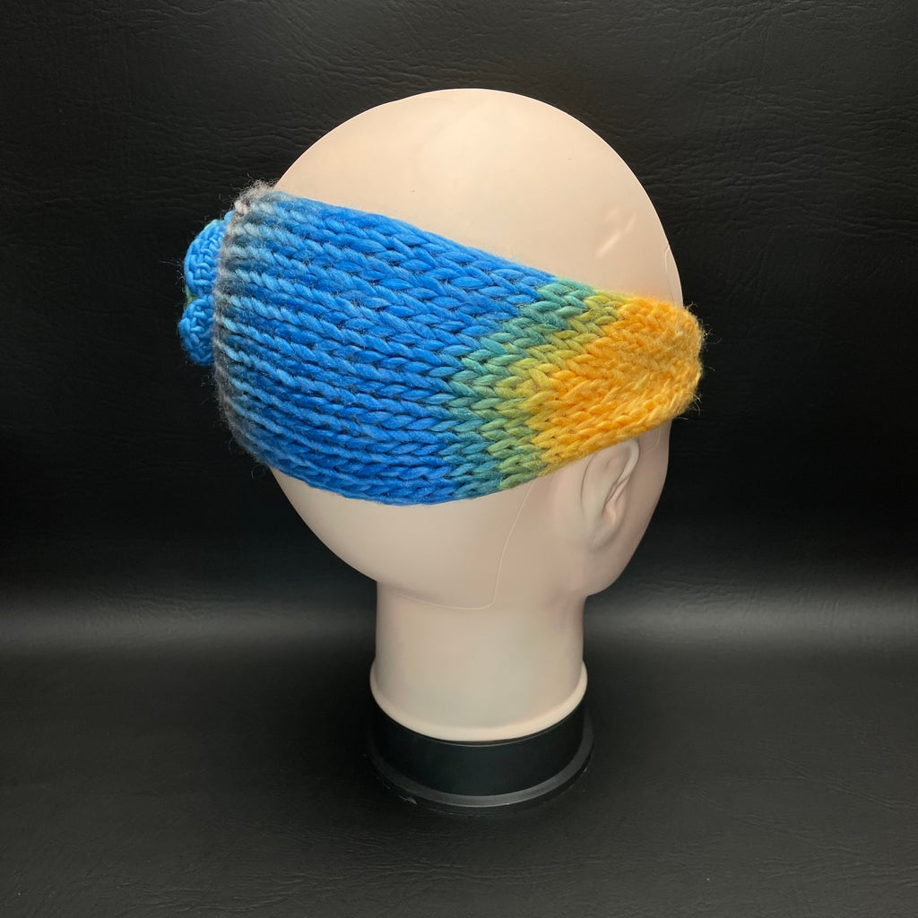 Set of 2 Women's Multicolor Knitted Winter Headband