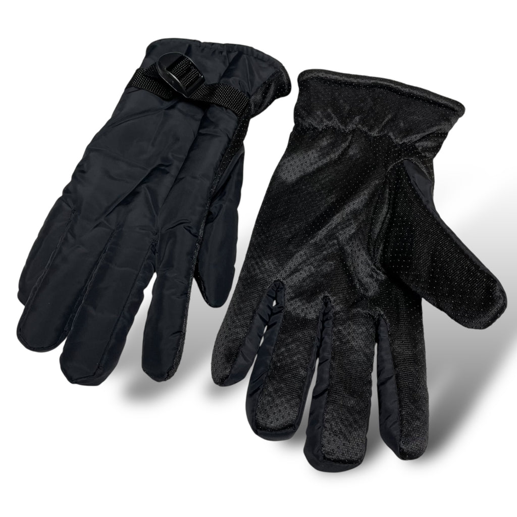 Men’s Winter Gloves - One Size Fits Most, Warm Fleece Lining, Anti-Slip Design