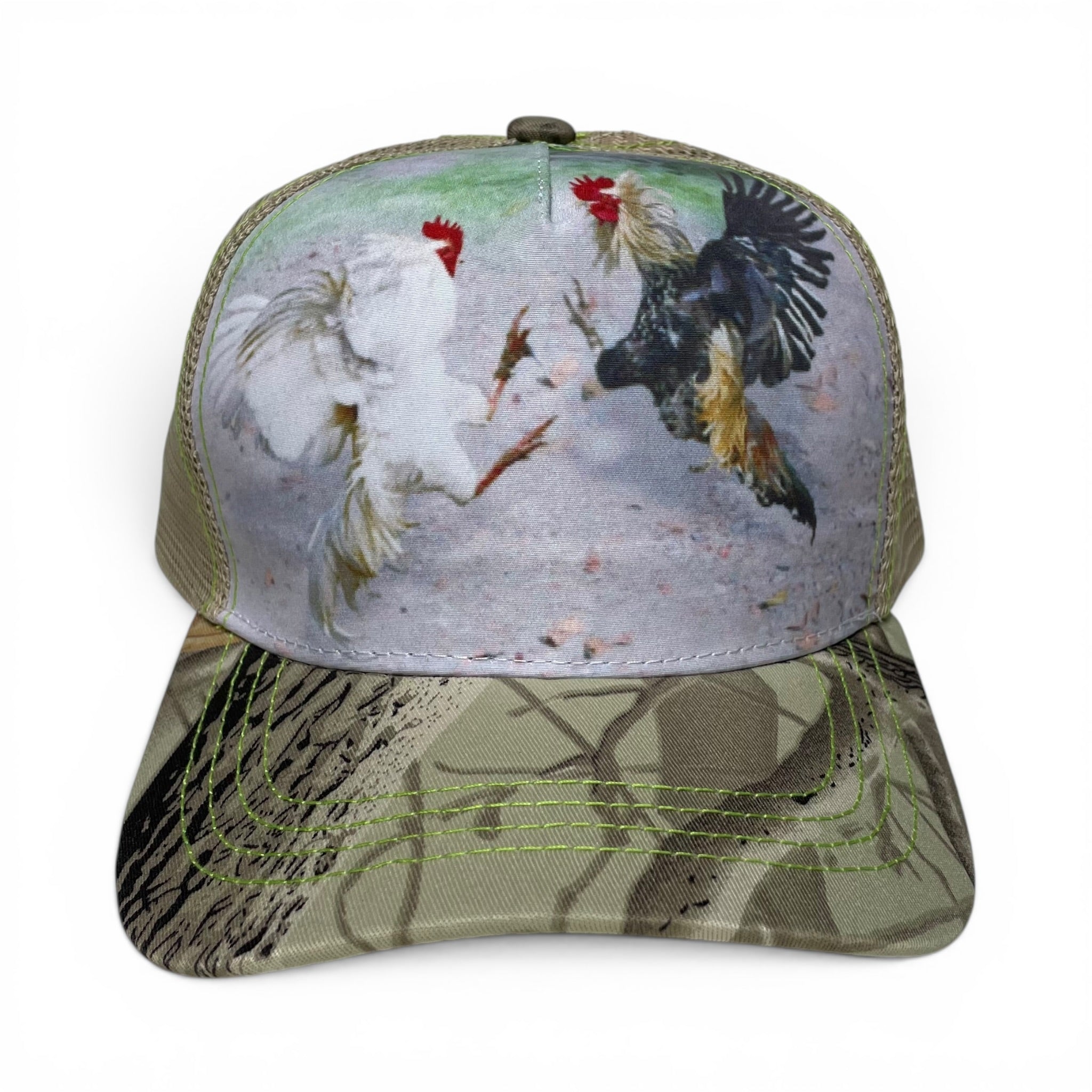 Gorra Rooster Cock Gallos de Pelea, Adjustable, Visera Curvada