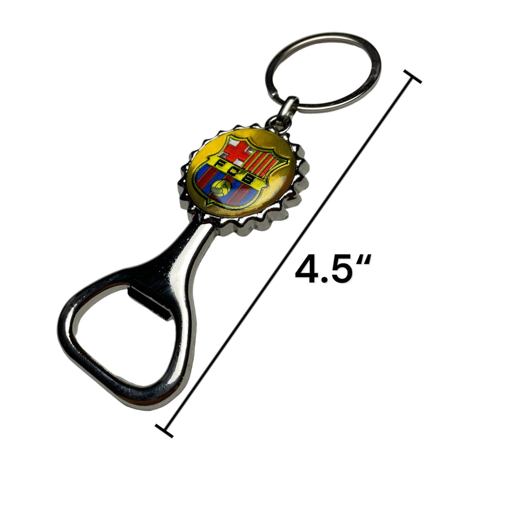 3 Barcelona Soccer Team Keychain, Opener