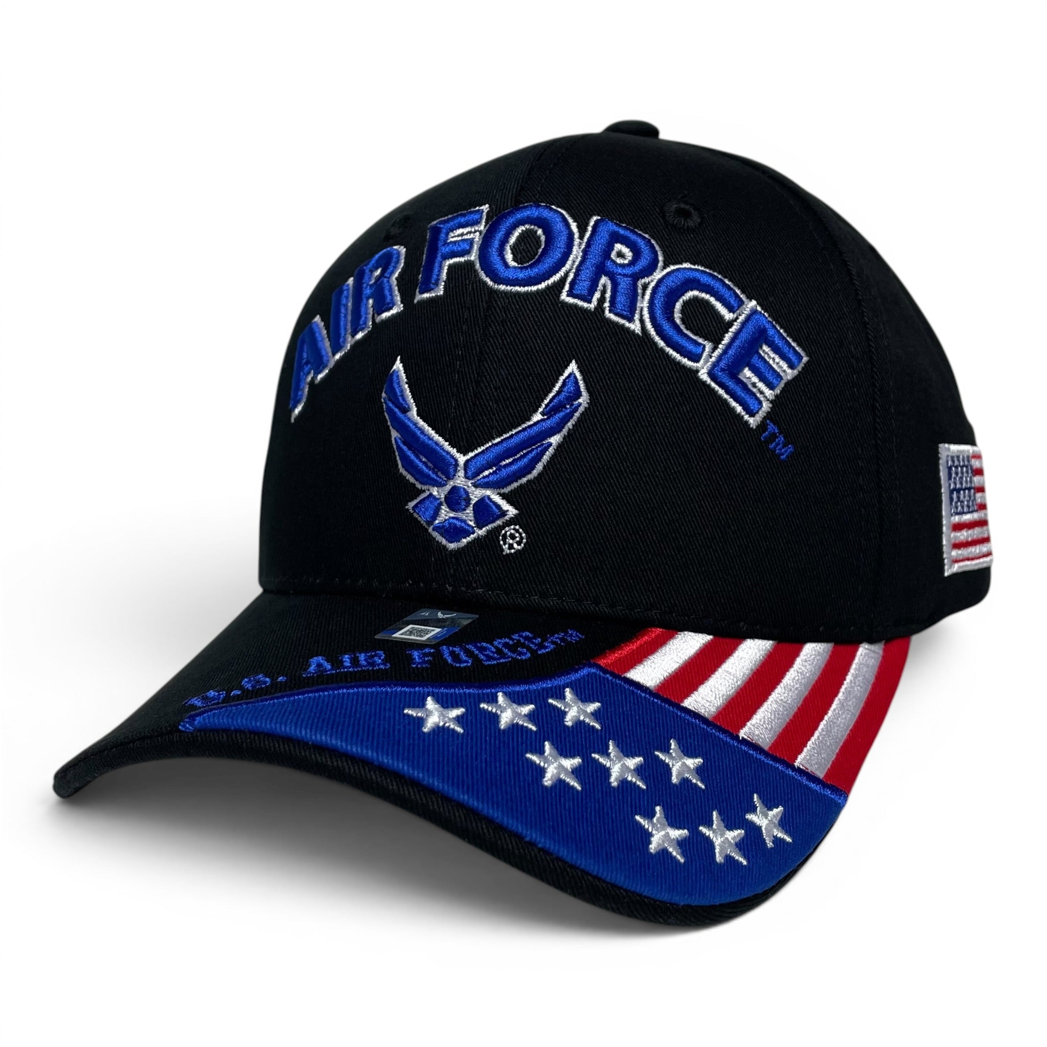 U.S. Air Force Embroidered Baseball Cap – Official Licensed Military Hat Black
