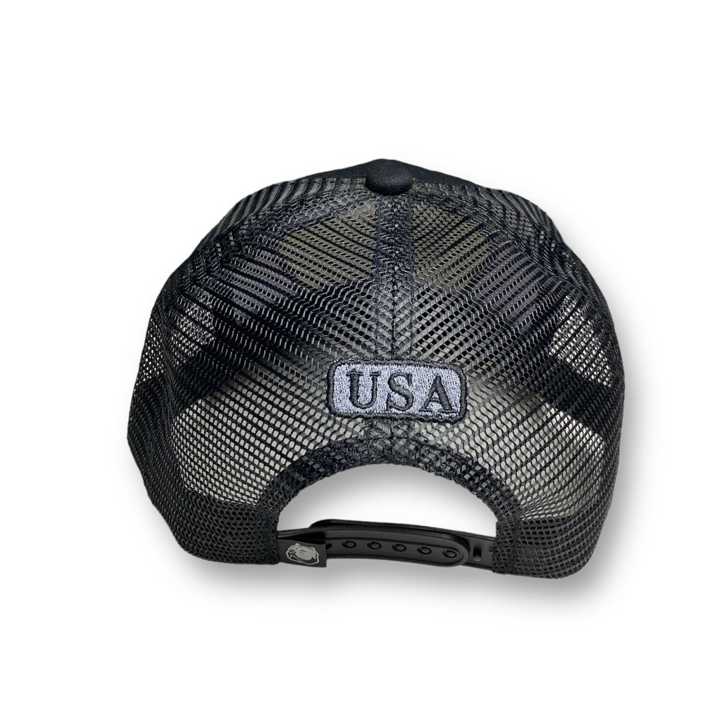 USA Eagle Flag Trucker Cap - Patriotic Hat with Printed Patch