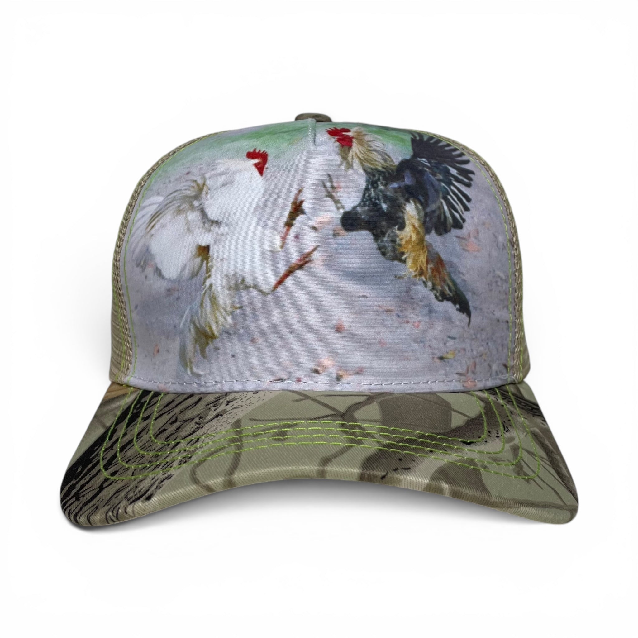 Gorra Rooster Cock Gallos de Pelea, Adjustable, Visera Curvada