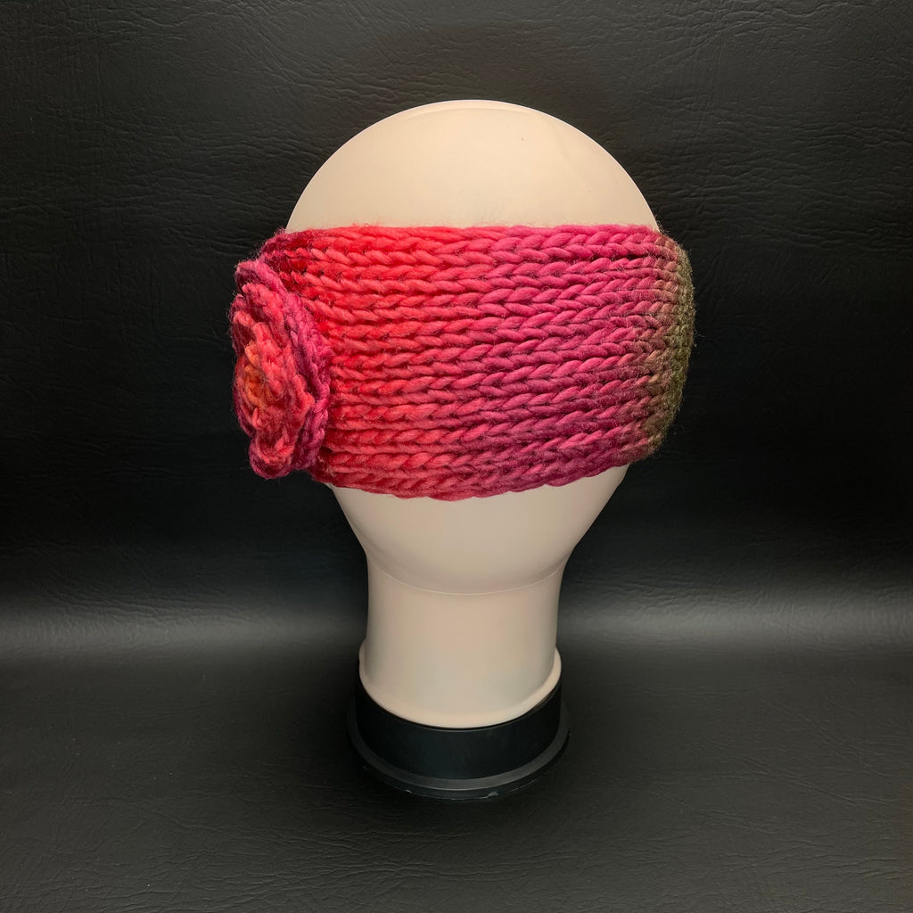 Set of 2 Women's Multicolor Knitted Winter Headband