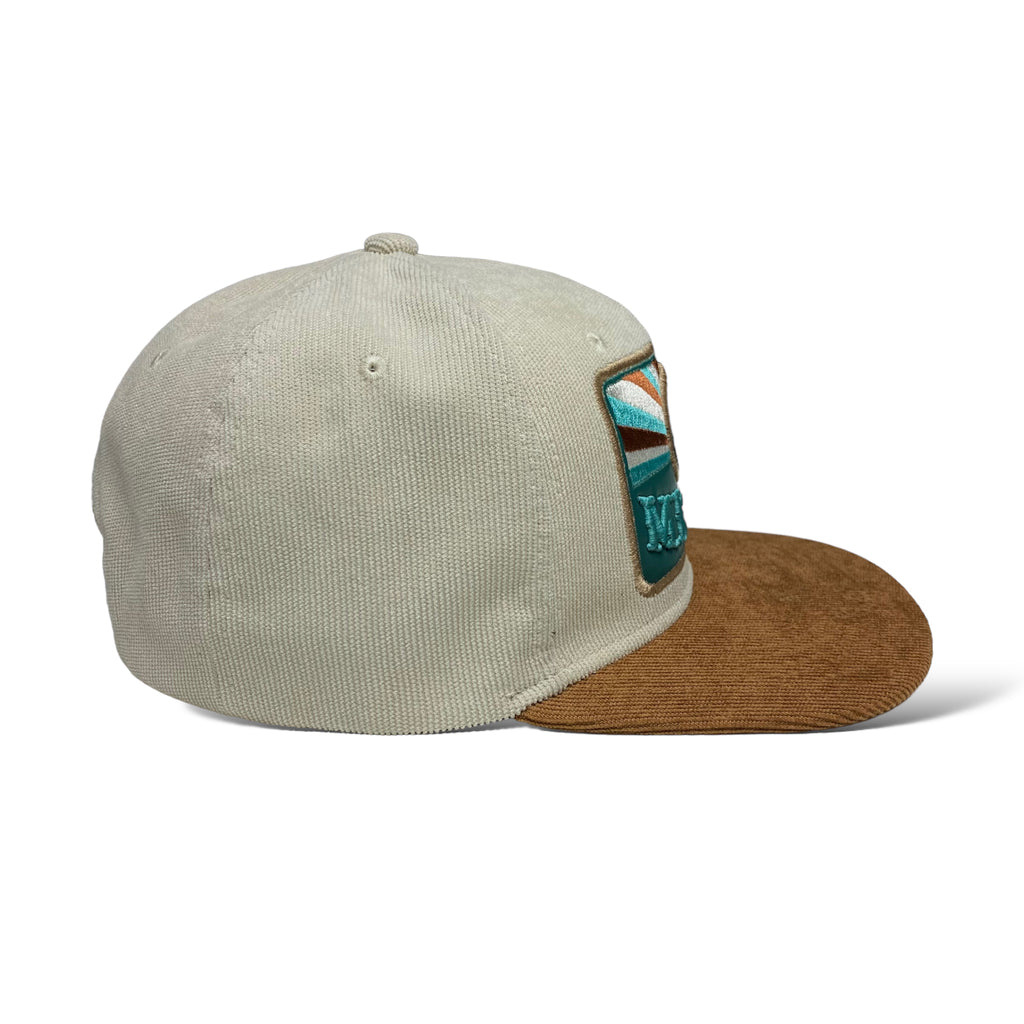 Mexico Eagle Flat Brim Snapback Cap Corduroy Hat - Gorra Mexicana de Pana