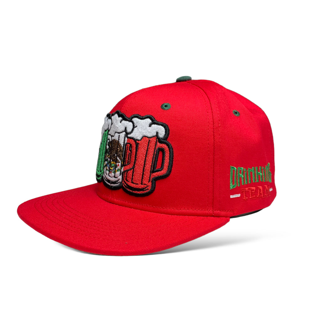 Drinking Team Mexico Beer Adjustable Baseball Hat Snapback Cap