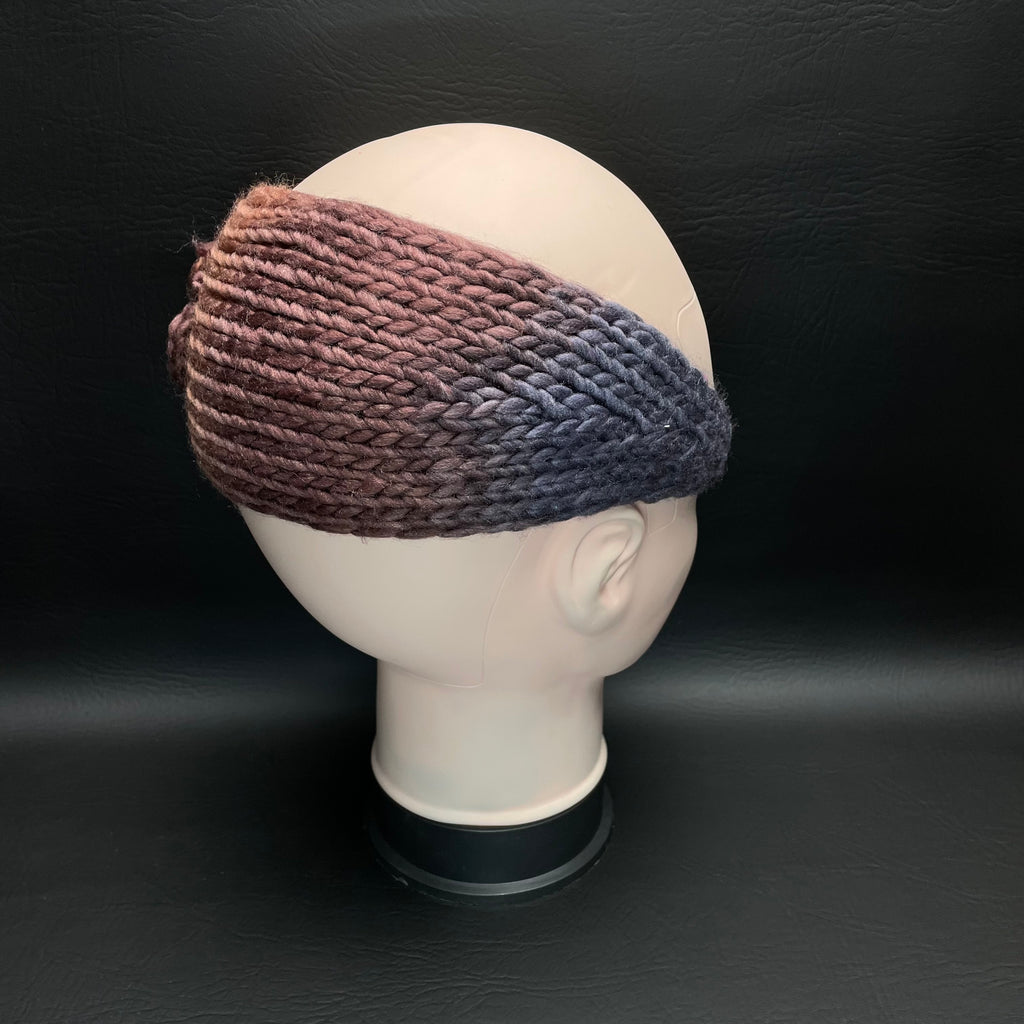 Set of 2 Women's Multicolor Knitted Winter Headband