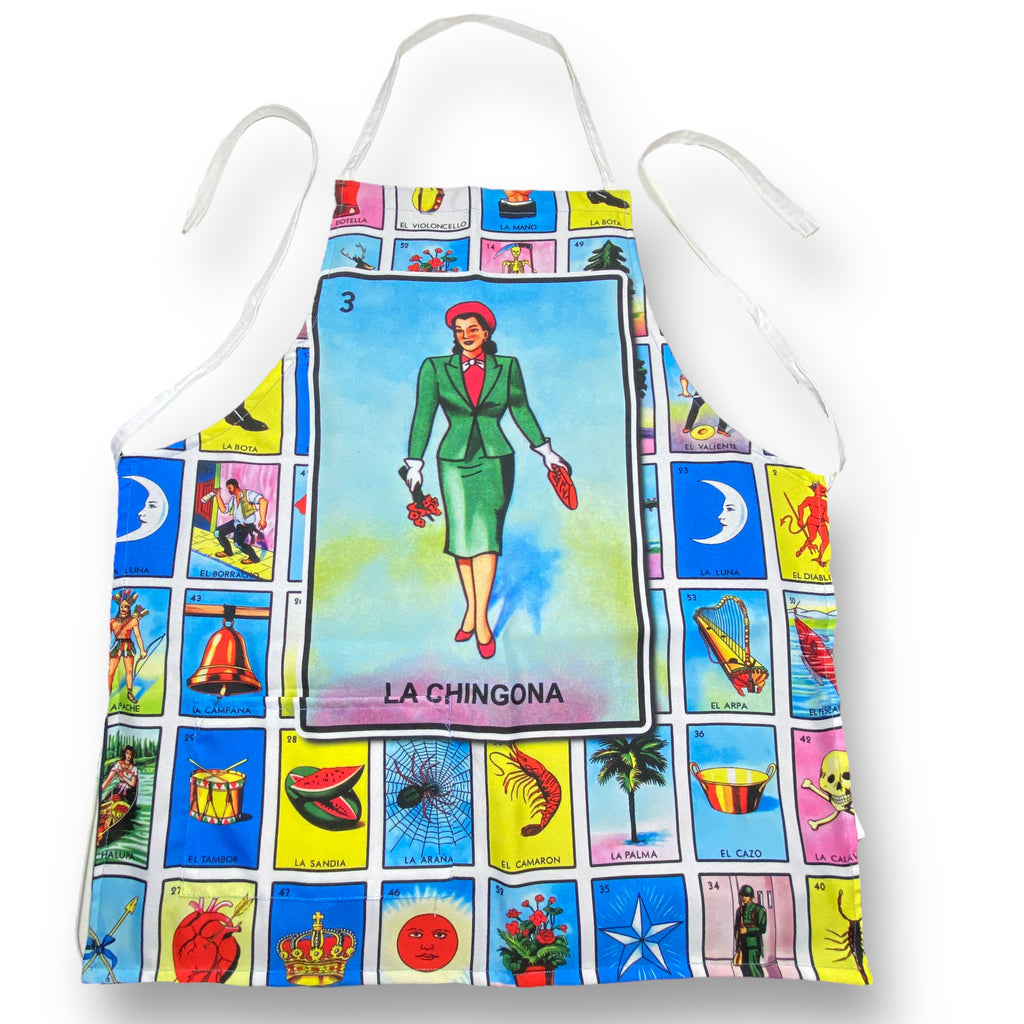 Mexican Apron Mandil Mexicano de la Loteria