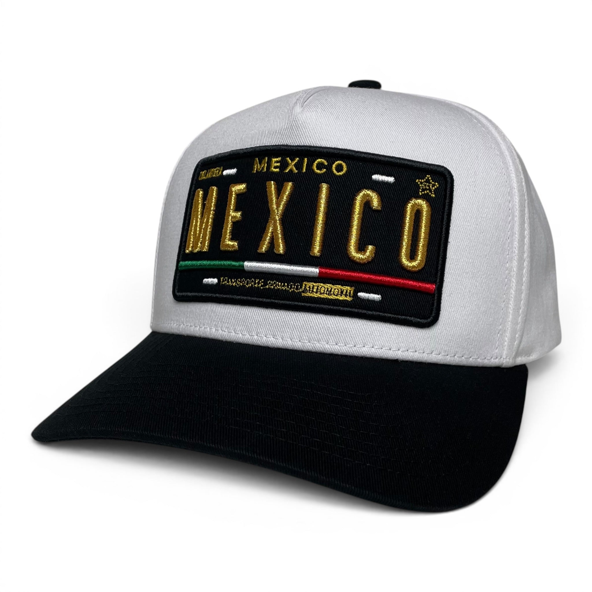 Mexico Embroidered Golden Threads Baseball Cap