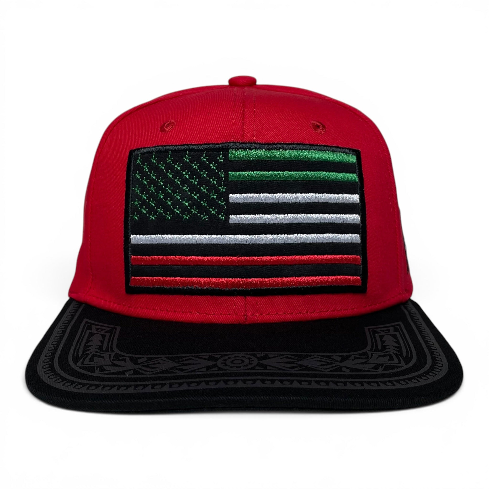 Mexican American Embroidered Flag - Mexico Baseball Snapback Caps