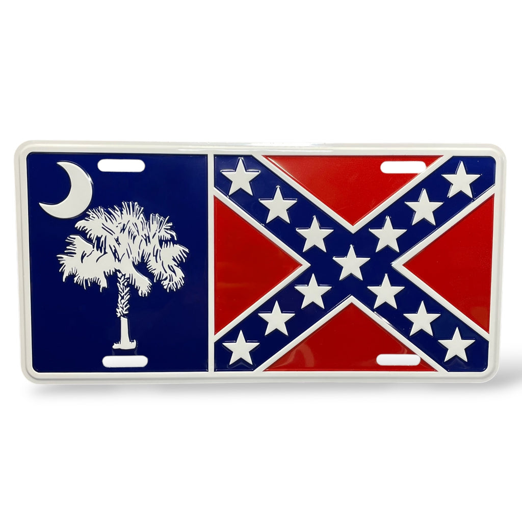 South Carolina Confederate License Plate