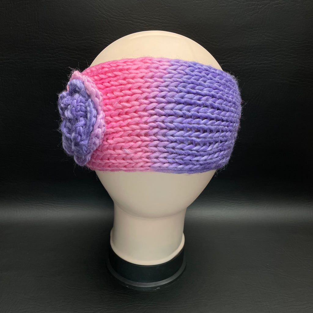 Set of 2 Women's Multicolor Knitted Winter Headband