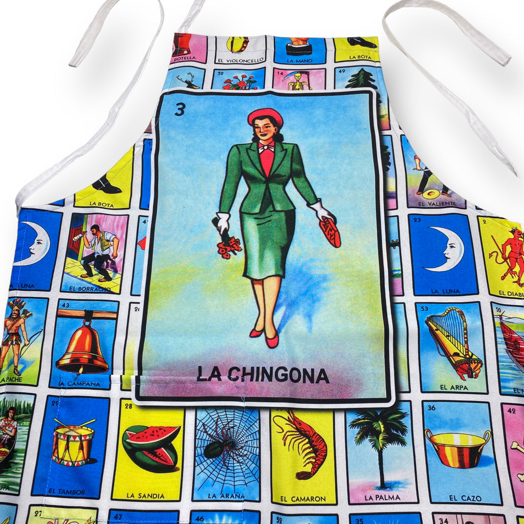 Mexican Apron Mandil Mexicano de la Loteria